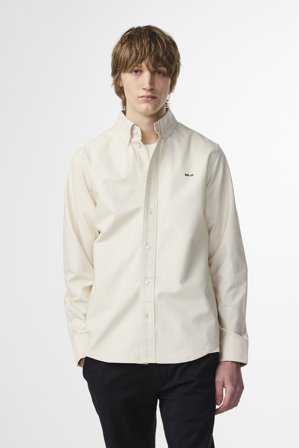 NN.07 Cabo Shirt Male Khaki Cotton