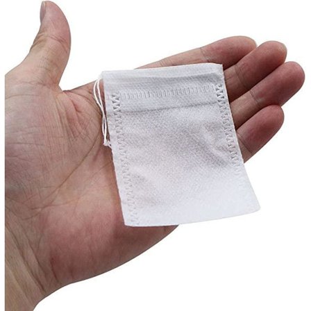 Teposer / Krydderposer - Tomme poser til te - Tepose Hvid 500-pak White 500-Pack