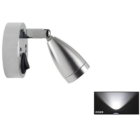 2 kpl 12v Led Rv -lukuvaloa, 3w Rv -lukulamppu Rv -valonheitin Seinävalaisin Rv:n sisätiloihin