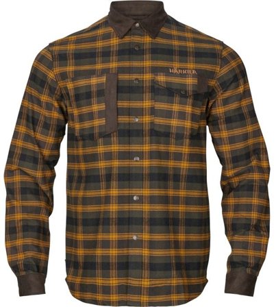 Härkila M's Aivak L/S Shirt Buckthorn Brown