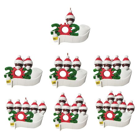 Julepynt til julen, julepynt, personlig familiepynt, 8 deler