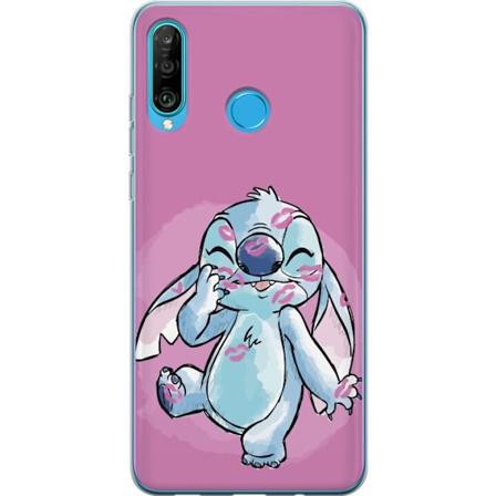 Huawei P30 lite Gjennomsiktig deksel Stitch Puss