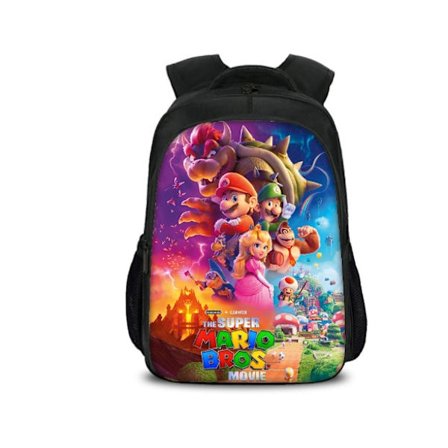 Super Mario Bros Ryggsäck Barn Skolväska 12" - high quality