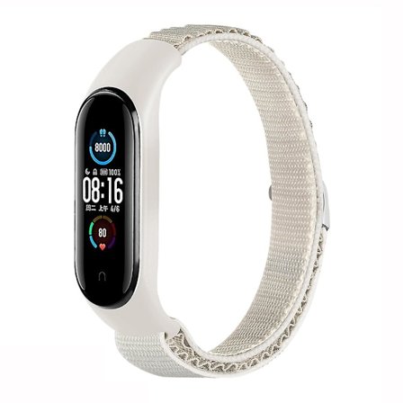 Starlight Starlight Nylon Loop Klockarmband kompatibelt med Xiaomi Mi Band 3 / 4 / 5 / 6 / 7