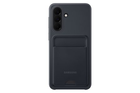 Samsung A37 Card Slot Case Black - Slitstarkt mobilskal med kortfack till Galaxy A37