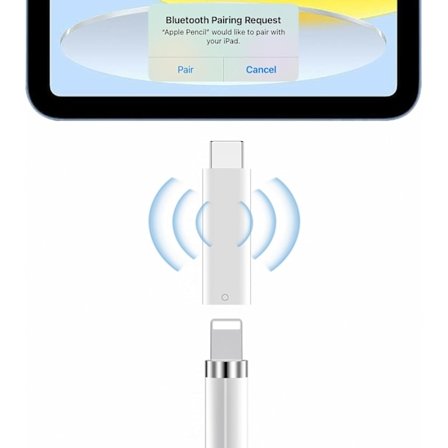 2025 Senaste Modell USB C Pennadapter för Apple Pencil 1:a Generationen Hane USB C till Lightning Laddaradapter Kontakt Bluetooth-parning fo