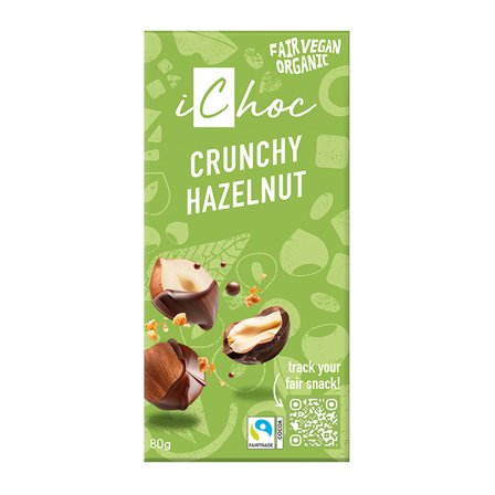 iChoc Vegansk nøttersjokolade 80 g