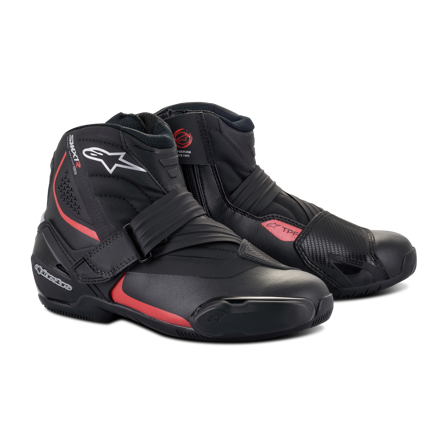 Motorradschuhe Alpinestars SMX-1 R V2 Schwarz/Rot 42
