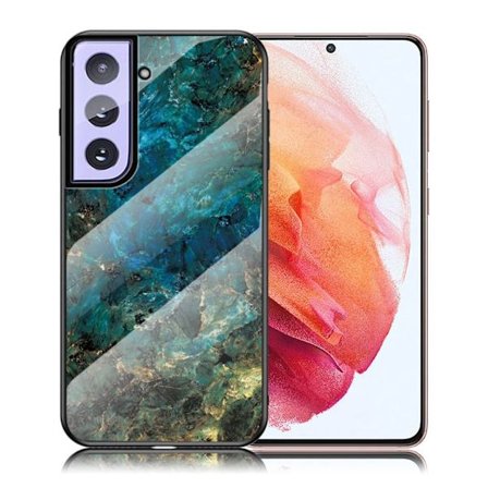 Fantasy Marble Samsung Galaxy S21 suojakuori - Emerald Jack Ball - Emerald Jack Ball