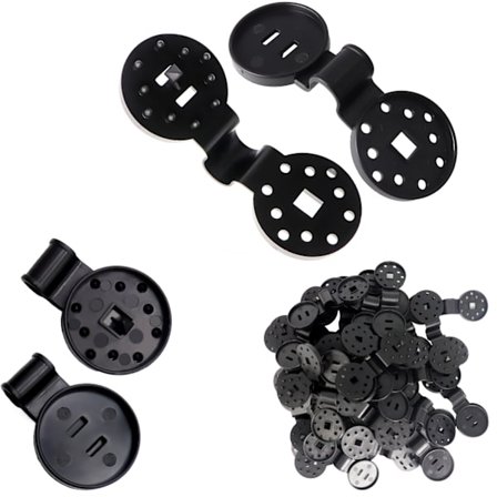 40 Plast Skyggeduk Klips Avtakbare Skygge Tak Klips Skygge