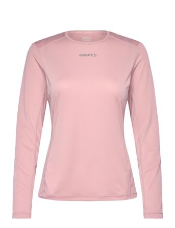 Adv Essence Ls Tee 2 W Sport Sport Clothing Sports Tops & T-shirts Sport Long Sleeve Tops Pink Craft