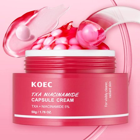 Grøn PDRN Kapselcreme, Hyaluronsyre Peptid Anti-Aging Opstrammende og Udglattende Essens, velegnet til alle hudtyper