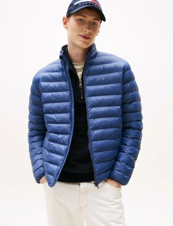 Tommy Hilfiger Packable Recycled Jacket - Blue - L