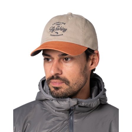 Guideline Fly Fishing Cap - Khaki/Pumpkin