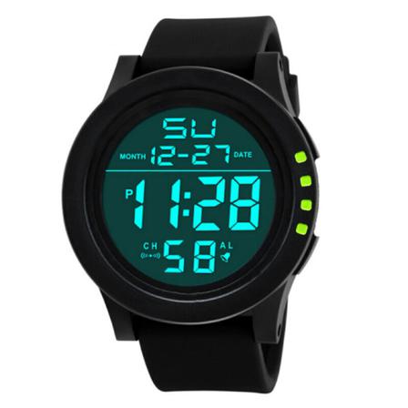 (grön) Led Kallt Ljus Elektrisk Armbandsur Datumvisning Gym
