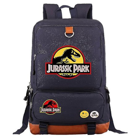 Skolesekk Dame Mote Eventyr Dinosaur Jurassic Park World Ryggsekk Gutt Sekk Jente Bokvesker Tenåringer Skoleveske Student