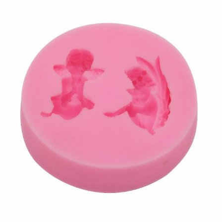 Söt ängel Baby Baby Kid Silikon form