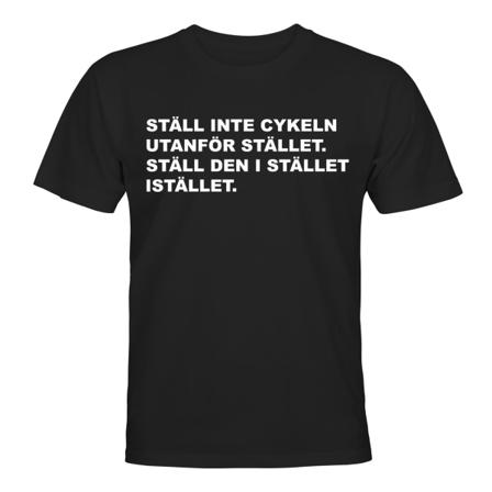 Laita sen sijaan - T-PAITA - MIESTEN Svart - S