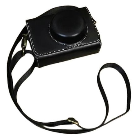 Kamerataske til Sony ZV-1/ZV-1 II/ZV-1F Beskyttende Etui med Skulderrem, Horisontal Type FX108 [db]