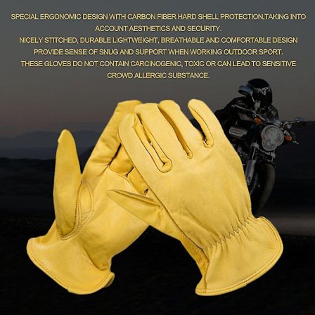 Arbeids hansker i kveg-skinn, sjåførbeskyttende, slitesterk