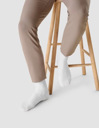 Shaping New Tomorrow - Socks - White - 2-Pack - Herr - Storlek 43-46