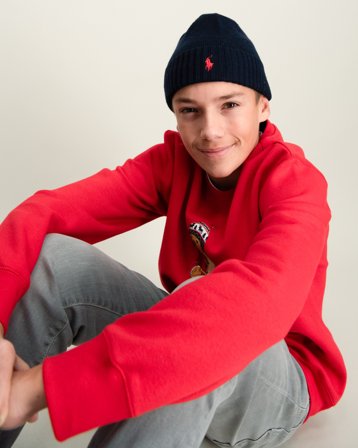 Polo Ralph Lauren Wool Hat Blå Hatter Gutt - Kids Brand Store