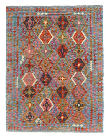 Oriental Kilim Afghan Old Style Rug 178X234 Wool, Afghanistan