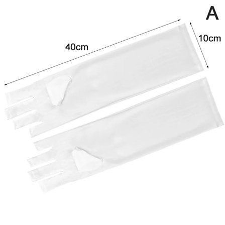 1 Par UV-skyddshandskar Anti-UV-strålningsskyddshandskar Nagelkonst Gel Anti-UV-handskar UV LED-lampa Nageltork Ljusverktyg