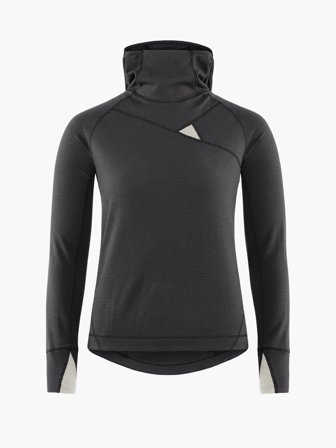 Klättermusen Huge Hoodie Dam - Raven-White Clay - Women's - L