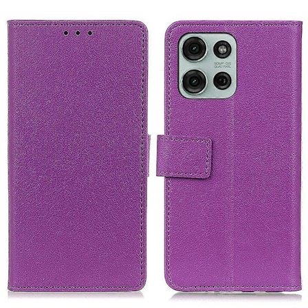 PU-læder etui med stativ og pung til Motorola Moto G75 5G