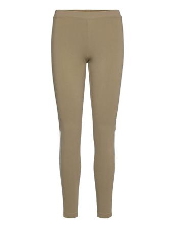 Loungewear Trefoil Medium Waist Tights W Green Adidas Originals