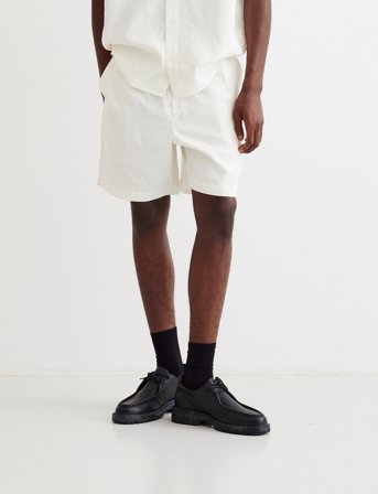 Woodbird Wbbommy Linen Shorts - White - S