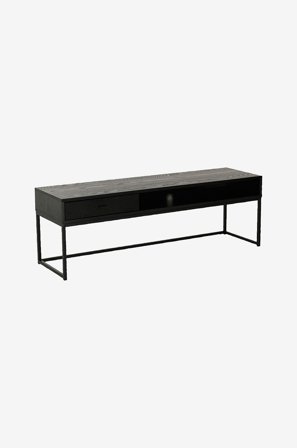 Nordic Furniture Group - Tv-bænk Regal ask - Sort - Tv-bænke & mediebænke - Fra Homeroom