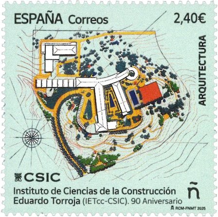 Spanien - Institut for Byggeri - Postfrisk frimærke
