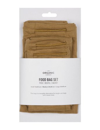 Food Bag Set Yellow The Organic Company