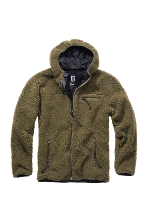 Giacca Moto Brandit Teddyfleece Oliva L