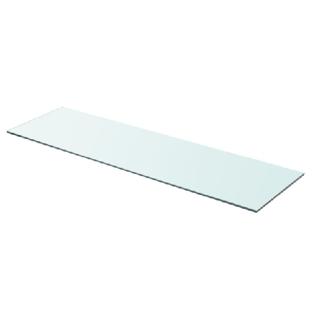 Vidaxl Hyllplan 2 St Glas Genomskinlig 90x25 Cm Transparent