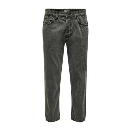 Only & Sons Straight Jeans svart, Herr, Herr, Storlek: W32 L32