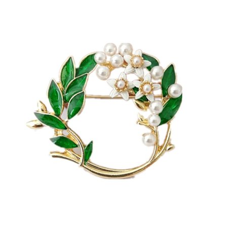 Blad Brosje Pin - Dame Bryst Brosje, God Idé For Fest, Dans