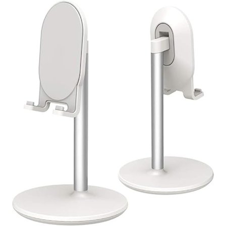 Telefonholder til skrivebord, justerbar tabletstativ telefonholder til skrivebord, C