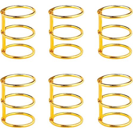 Bokringar 3-rings Metallpärmar 25mm Metallringpärm
