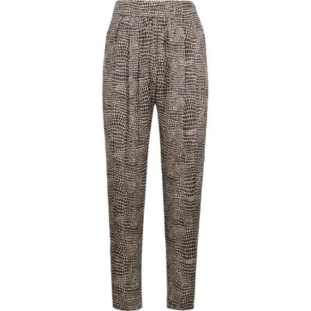 8Pm, Patterned relaxed pants Zwart, Dames, Maat:L