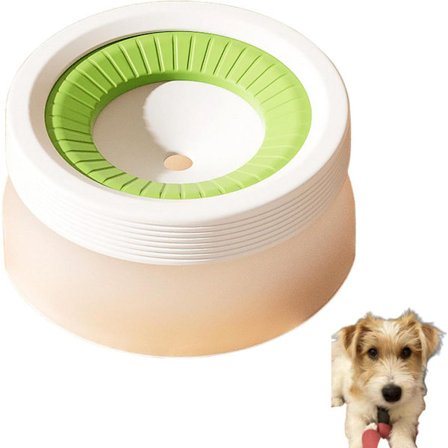 Koiran juomakuppi, roiskesuojattu koiran juomakuppi, suuri kissan vesikuppi, roiske- ja läikkymiskestävä muotoilu, korotettu, irrotettava, helppo 