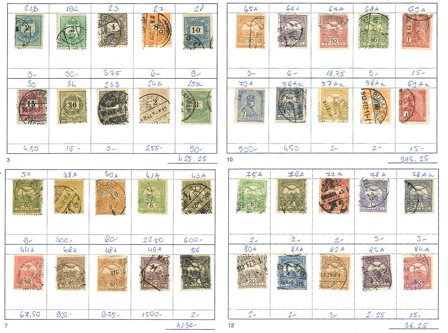 Ungarn - Samling i 1 udvalgshæfte - Stemplet