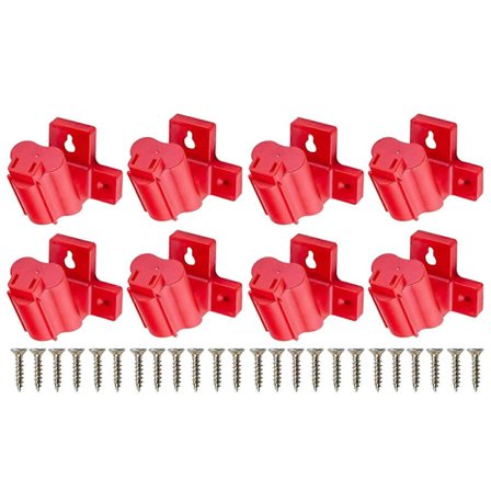 Værktøjsholder Plast Vægmontering Elektrisk Værktøjsbatteri Dock Holder Kraftig Hænger til 12V Batteritilbehør