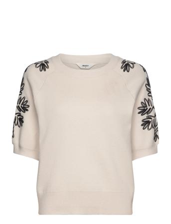 Objrashia Knit 2/4 Re Pullover 134 Cream Object