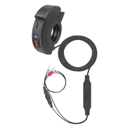 USB-laturi moottoripyörälle SAE–USB Moottoripyörän USB-puhelinlaturi Vedenpitävä moottoripyörän matkapuhelin