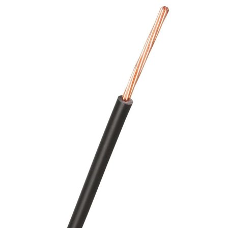 Nexans PN 1,5mm² sort metervare (1-100m)