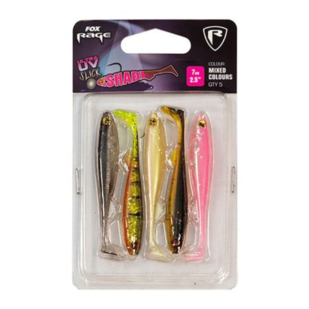 Fox Rage Zander Pro 10 cm UV mixed colour pack 5-pack