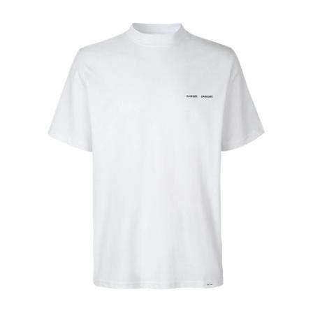 Samsøe Samsøe, Samsøe Samsøe Norsbro T-Shirt White Wit, Heren, Maat:S,Cotton